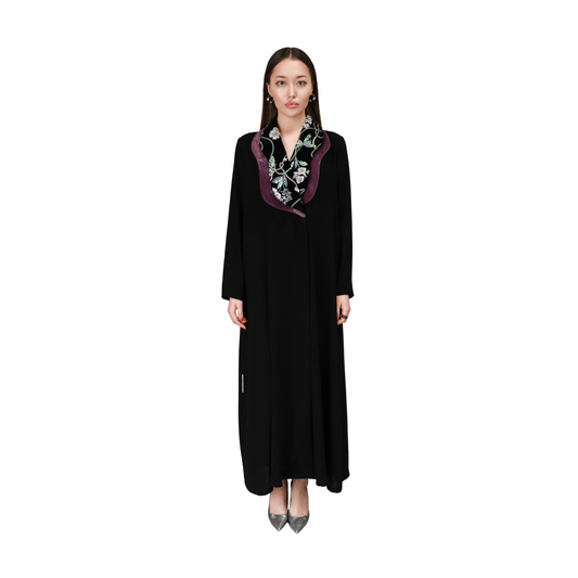 Ornate Velvet Abaya