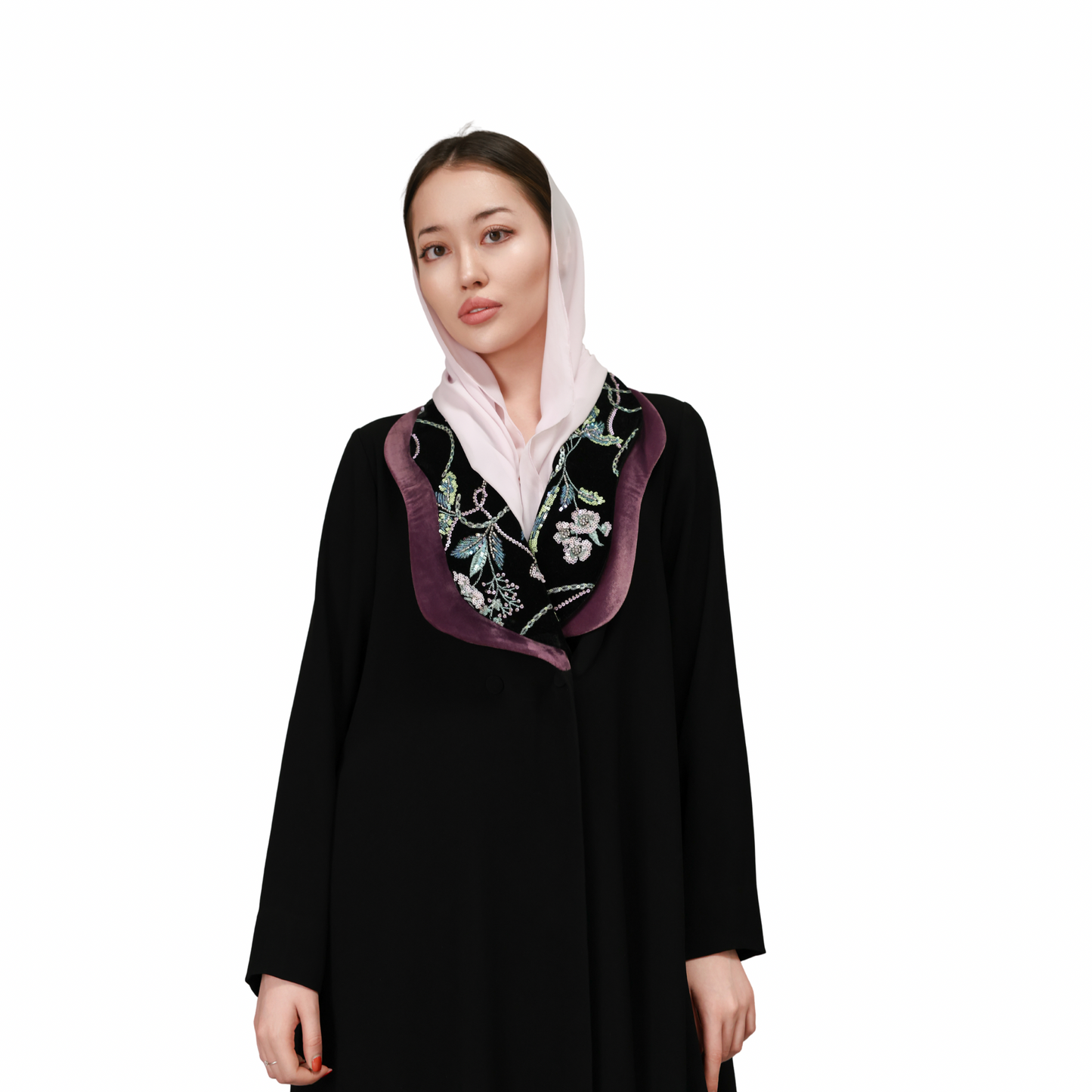 Ornate Velvet Abaya