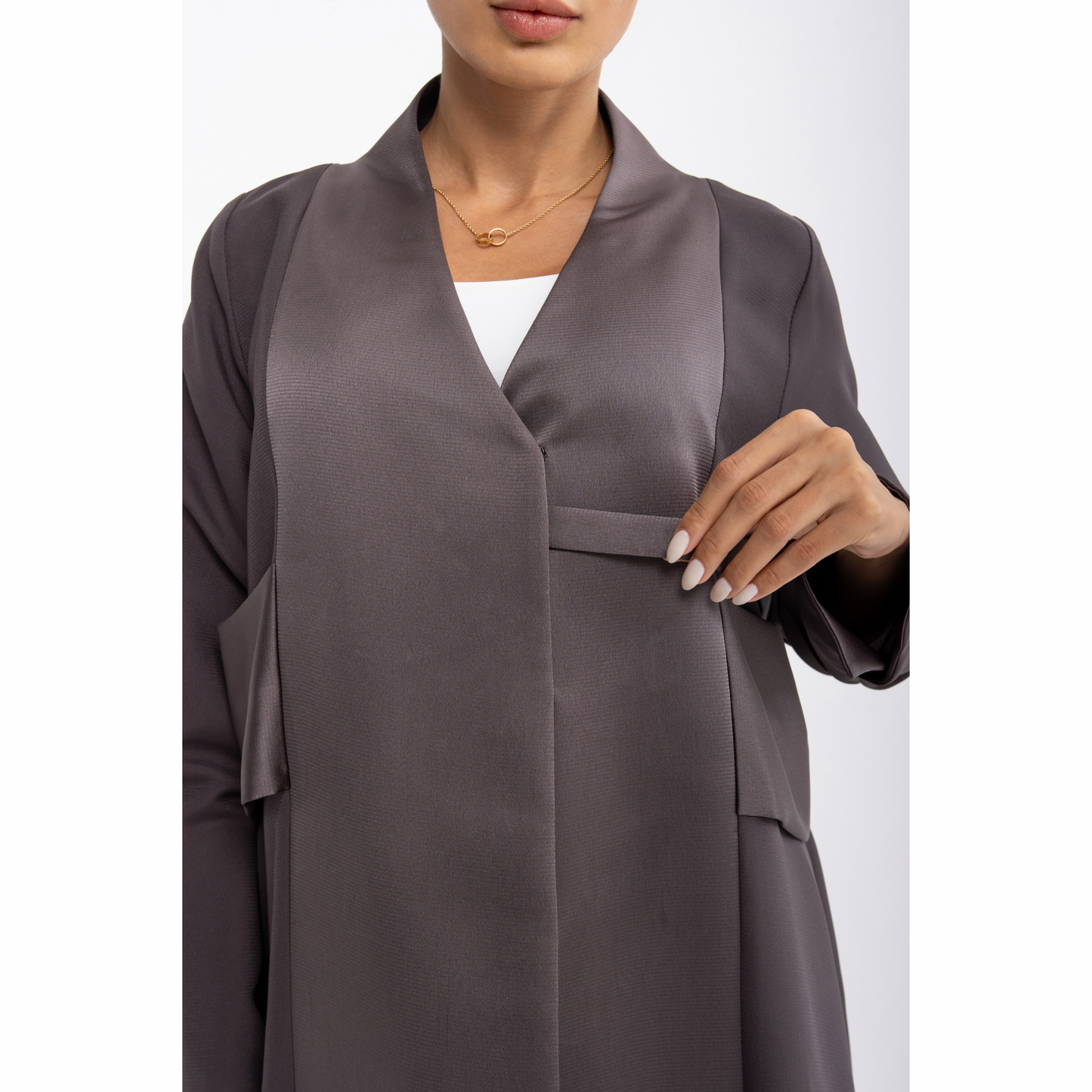 Sleek Wrap Abaya