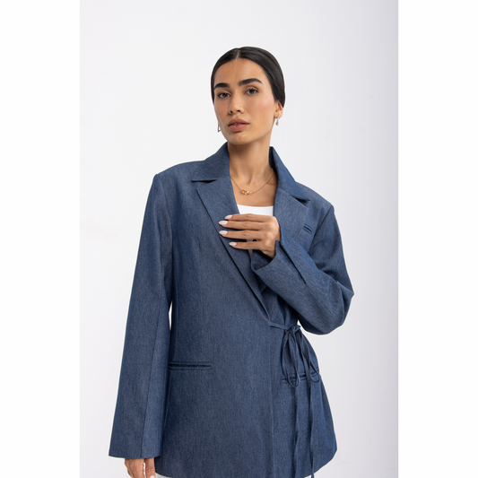 Denim Snare Blazer